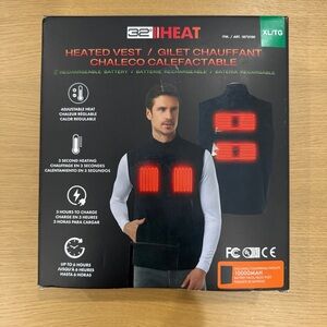 32 Degrees iHeat Heated Vest with Adjustable Settings